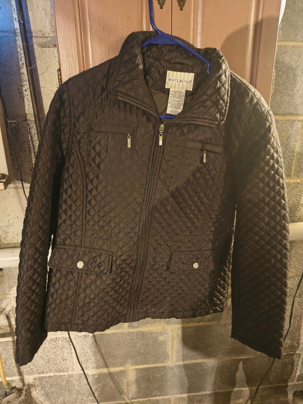 White Stag Womens Brown Quilted Jacket M (8/10)